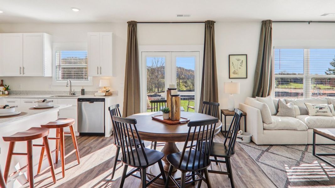 Furnished interior in a model home at Fieldcrest Acres in Blountville (Image 17). Furnished interior in a model home at Fieldcrest Acres in Blountville (Image 17).