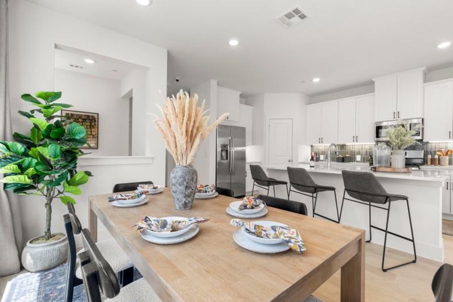 Furnished interior in a model home at Talia in Mesquite (Image 23).