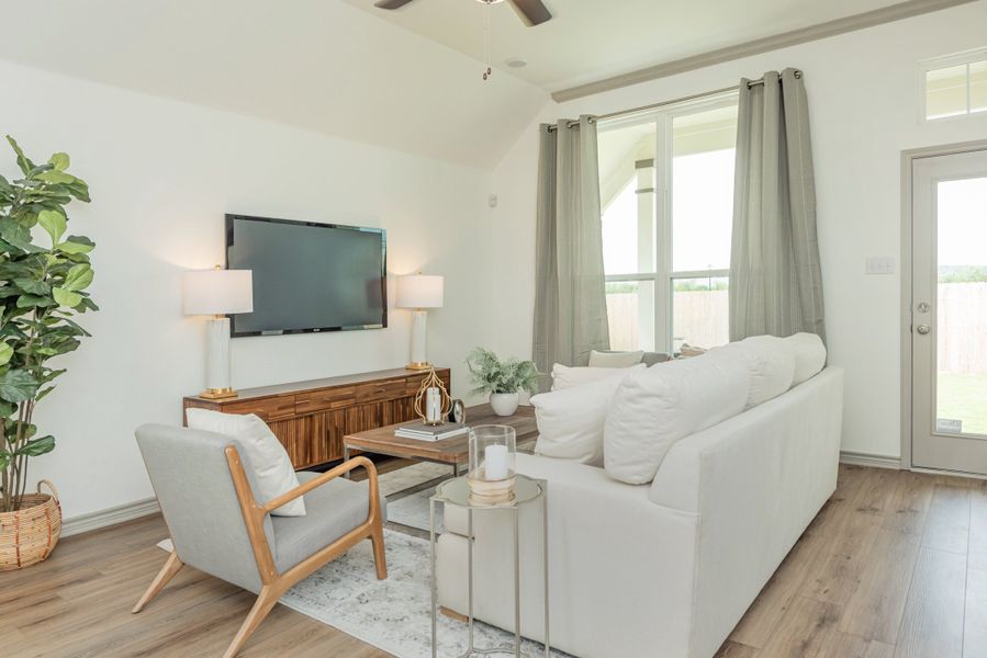 Furnished interior in a model home at McGregor Estates in Killeen (Image 9). Furnished interior in a model home at McGregor Estates in Killeen (Image 9).