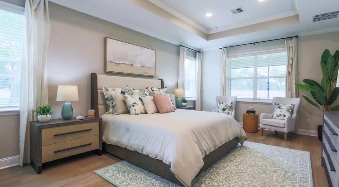 Furnished interior in a model home at Palm Coast in Palm Coast (Image 26).