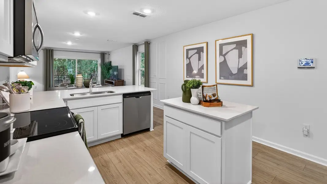 Furnished interior in a model home at Hansen Creek in Jacksonville (Image 4).