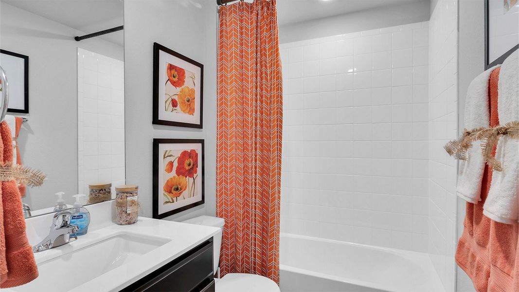 Furnished interior in a model home at The Terrace in Temple (Image 13). Furnished interior in a model home at The Terrace in Temple (Image 13).