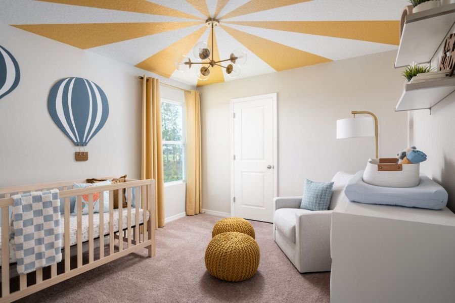 Furnished interior in a model home at Davis Landing in Wimauma (Image 18).