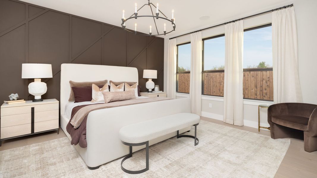 Furnished interior in a model home at The Heights At Uptown Celina 45' in Celina (Image 7). Furnished interior in a model home at The Heights At Uptown Celina 45' in Celina (Image 7).