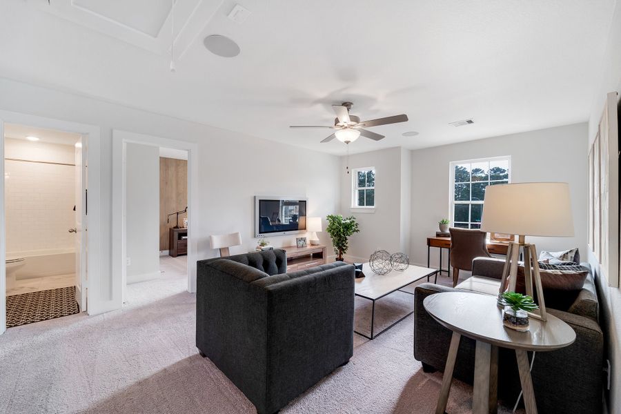 Furnished interior in a model home at Glen Oaks in Magnolia (Image 32). Furnished interior in a model home at Glen Oaks in Magnolia (Image 32).