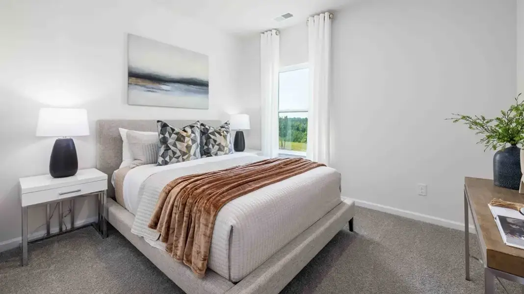 Furnished interior in a model home at Greenbriar Ridge in Statesville (Image 17).