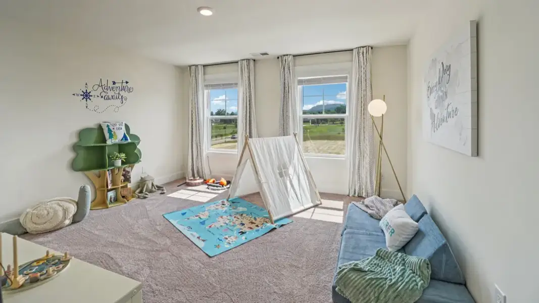 Furnished interior in a model home at Old Shiloh in Greeneville (Image 24).