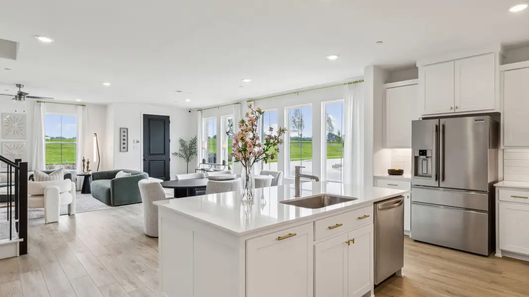 Furnished interior in a model home at Painted Tree – Woodland District in McKinney (Image 28).