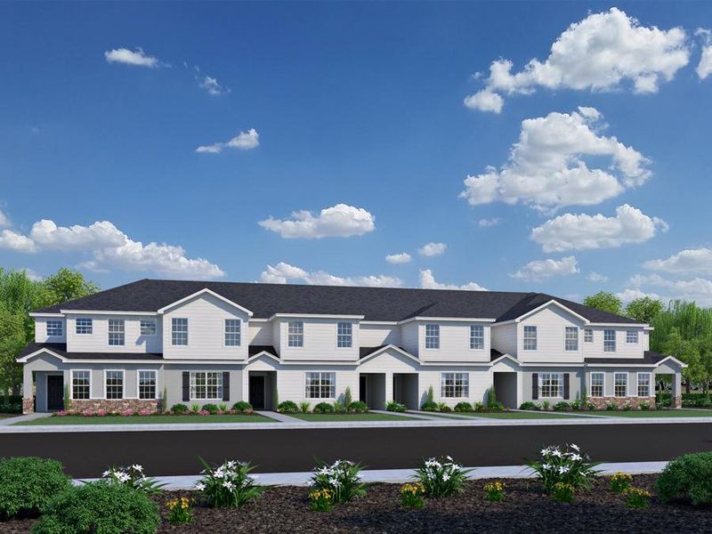 Welcome to The Crossings, offering beautiful new townhomes for sale in St. Cloud, FL!