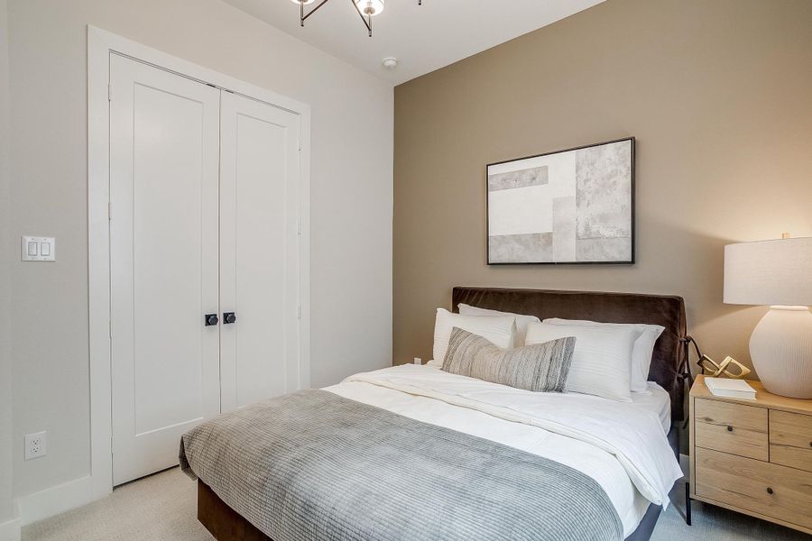 Furnished interior in a model home at Aster Park in McKinney (Image 50).