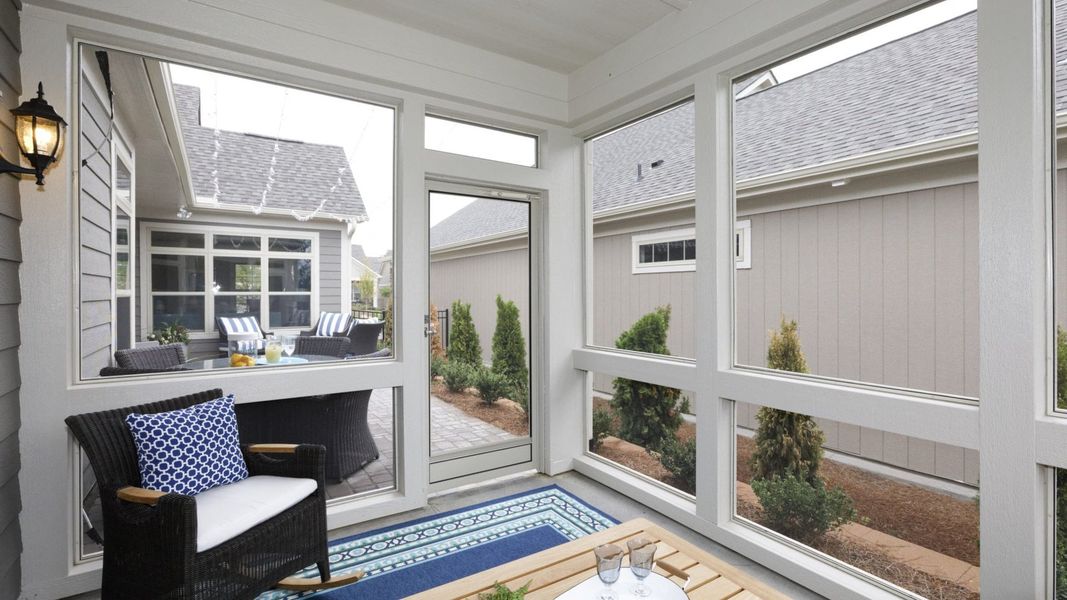 Exterior details of a home in Villas on 5th, Mebane (Image 3).