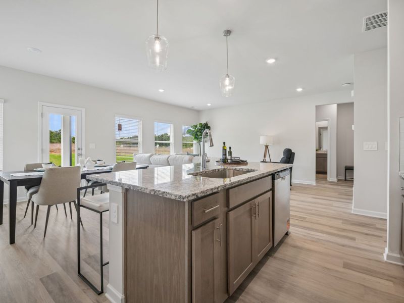 Furnished interior in a model home at Moss Farms in Lula (Image 9). Furnished interior in a model home at Moss Farms in Lula (Image 9).