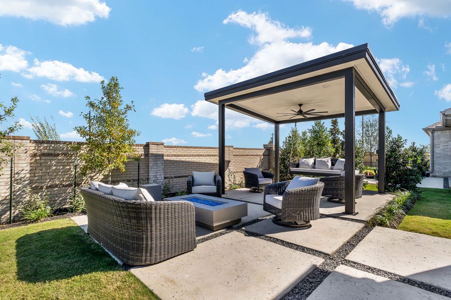 Plan 1687 North Sky 65s Outdoor Living Photo by American Legend Homes