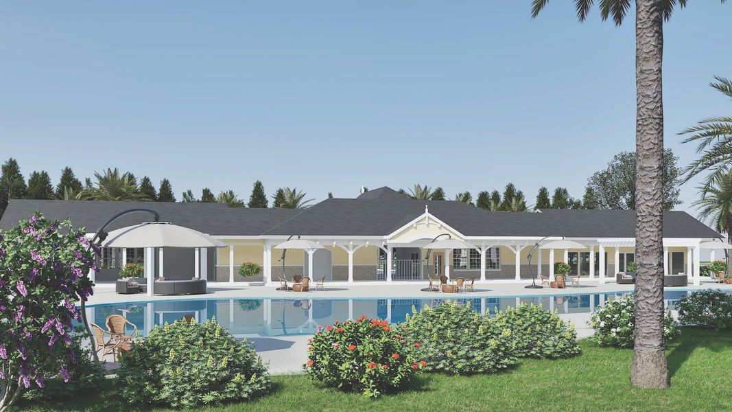 Front exterior of a home in the Somerset Bay community, located in Spring Hill, FL (Image 12).