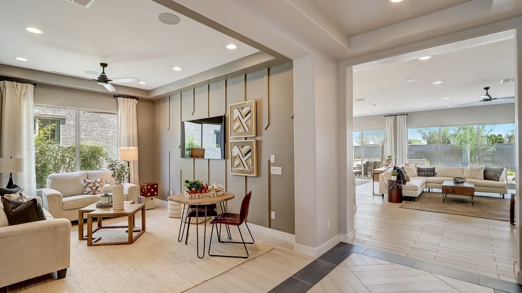 Furnished interior in a model home at Sycamore Farms in Surprise (Image 6).