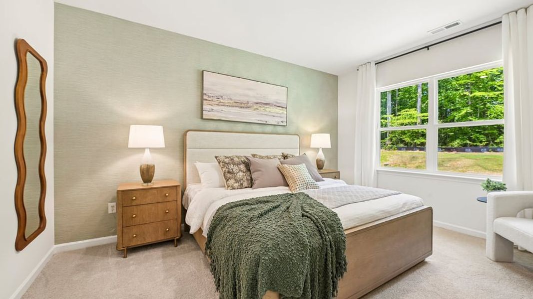 Furnished interior in a model home at The Villas at Laurel Oaks in Sanford (Image 9).