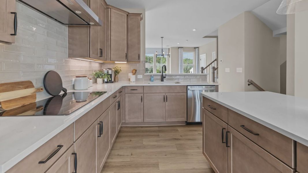 The Landon Plan by DRB Homes in River District Charlotte NC - Kitchen