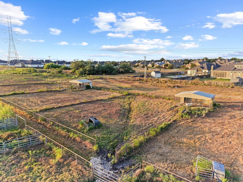 Site preparation and early development at Harvest Hills in Marion, TX (Image 12).