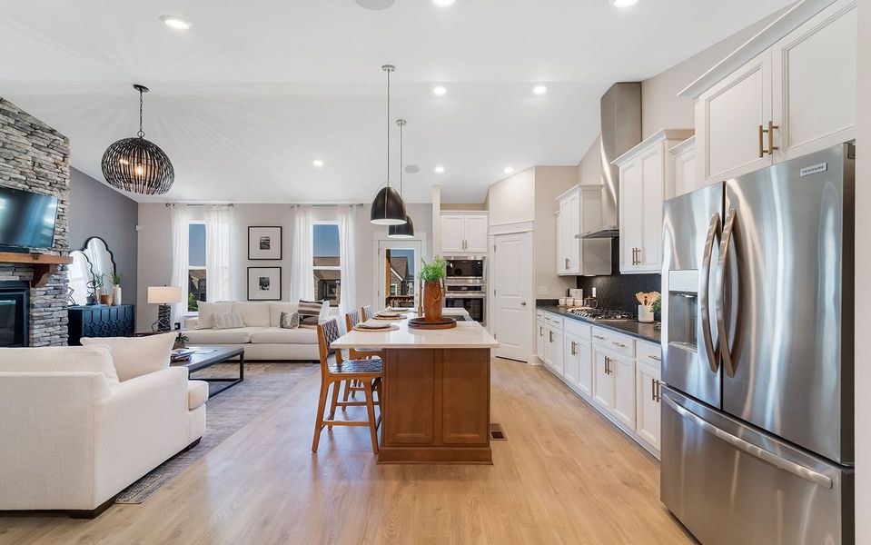 Furnished interior in a model home at McCain's Station in Gallatin (Image 16). Furnished interior in a model home at McCain's Station in Gallatin (Image 16).
