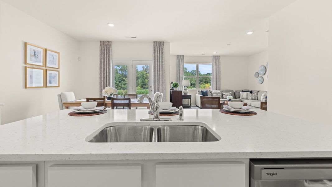 Furnished interior in a model home at Champion's Run in Lithonia (Image 8).