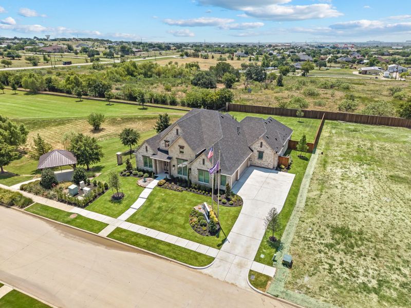 Aerial view of the NorthGlen community in Haslet, TX, showing layout and nearby surroundings (Image 11). Aerial view of the NorthGlen community in Haslet, TX, showing layout and nearby surroundings (Image 11).