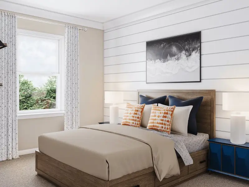 Furnished interior in a model home at Baler Mills in Gastonia (Image 11). Furnished interior in a model home at Baler Mills in Gastonia (Image 11).