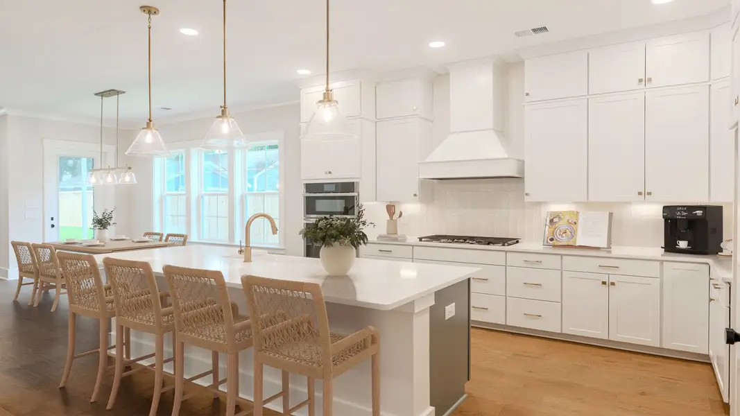 Furnished interior in a model home at Bayview Acres in Mount Pleasant (Image 5).