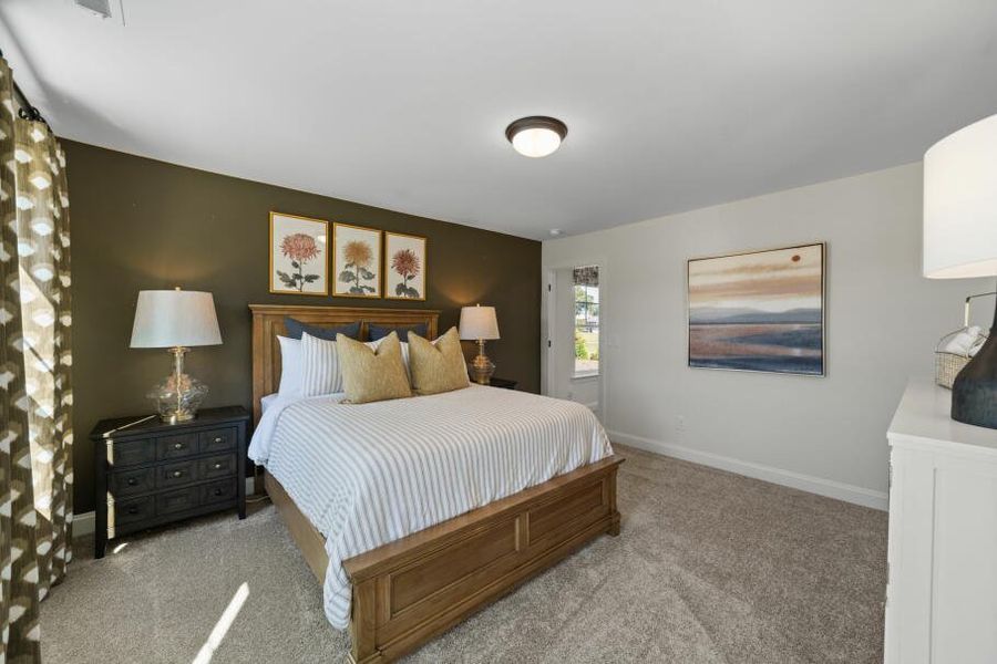 Furnished interior in a model home at Pisgah Park in Kernersville (Image 28).