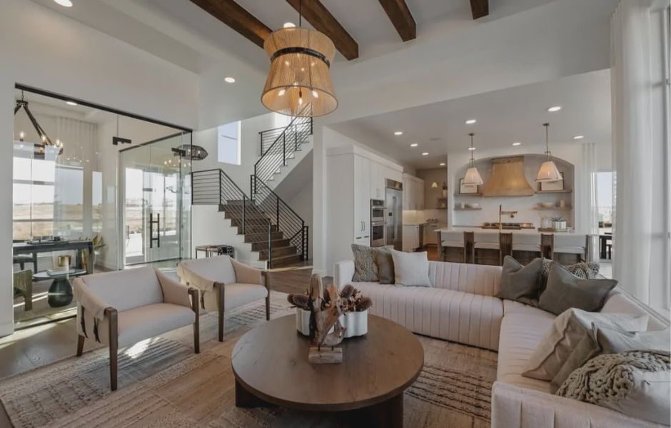 Furnished interior in a model home at Vivant in Parker (Image 6). Furnished interior in a model home at Vivant in Parker (Image 6).