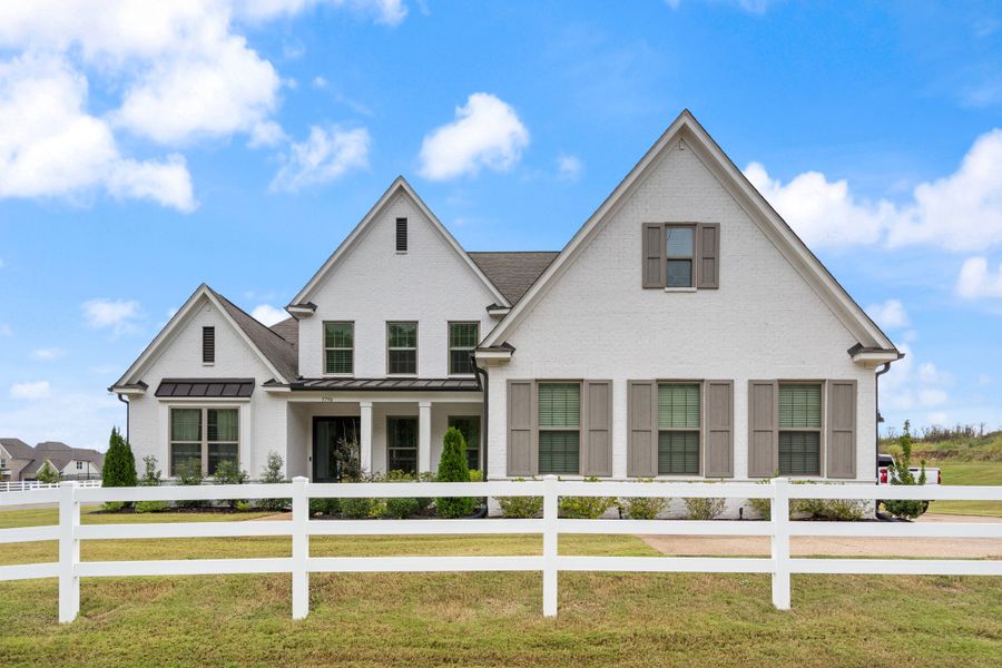 Front exterior of a home in the White Oak community, located in Arlington, TN (Image 2). Front exterior of a home in the White Oak community, located in Arlington, TN (Image 2).