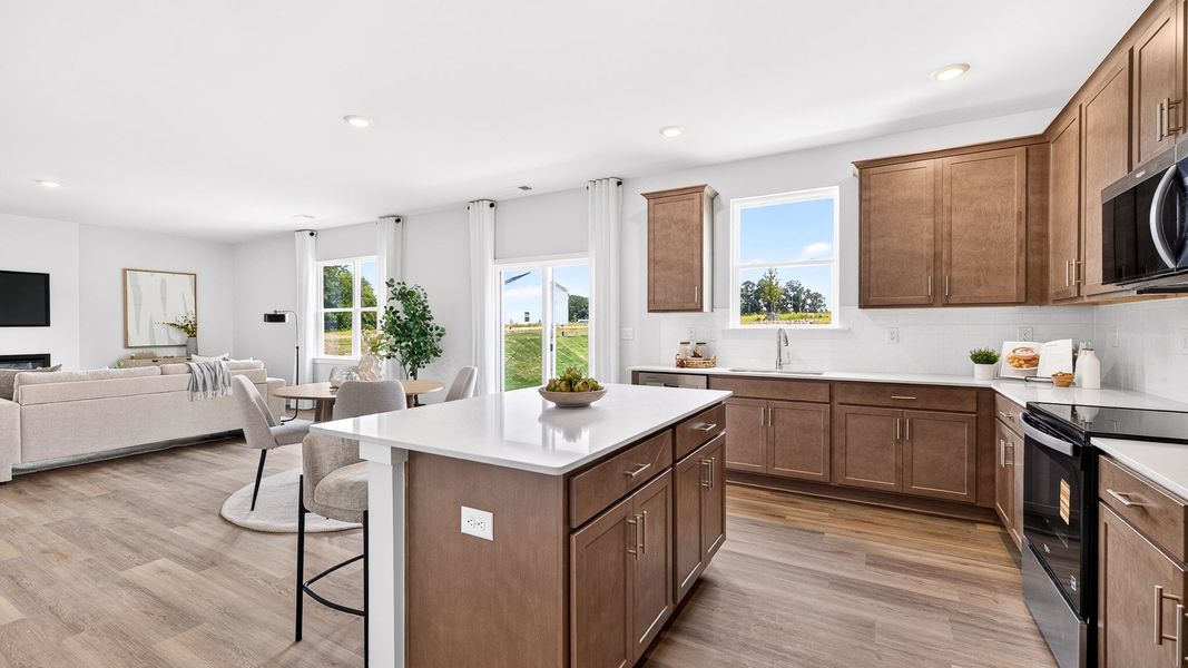 Furnished interior in a model home at Logan Farms in Mooresville (Image 6).