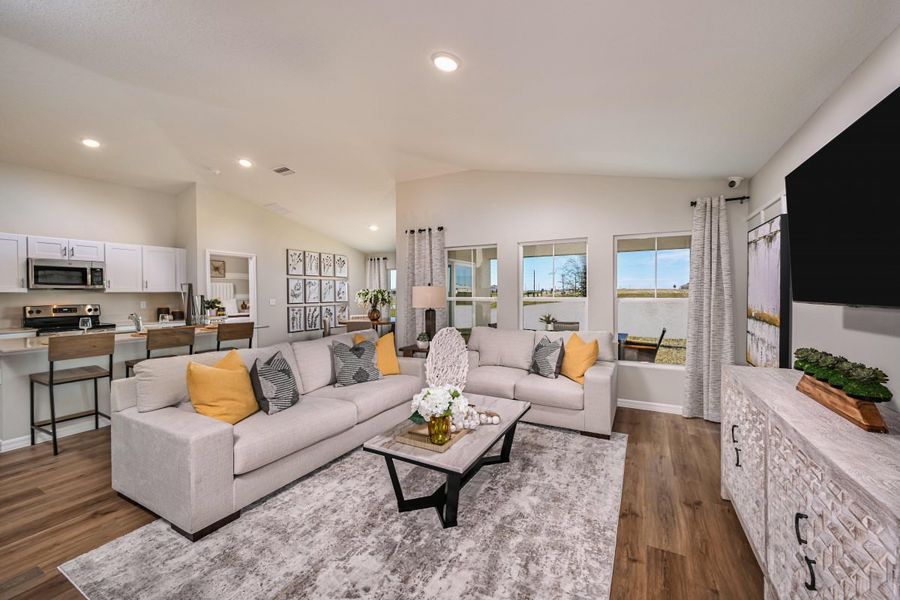 Furnished interior in a model home at Scenic Terrace in Lake Hamilton (Image 6).