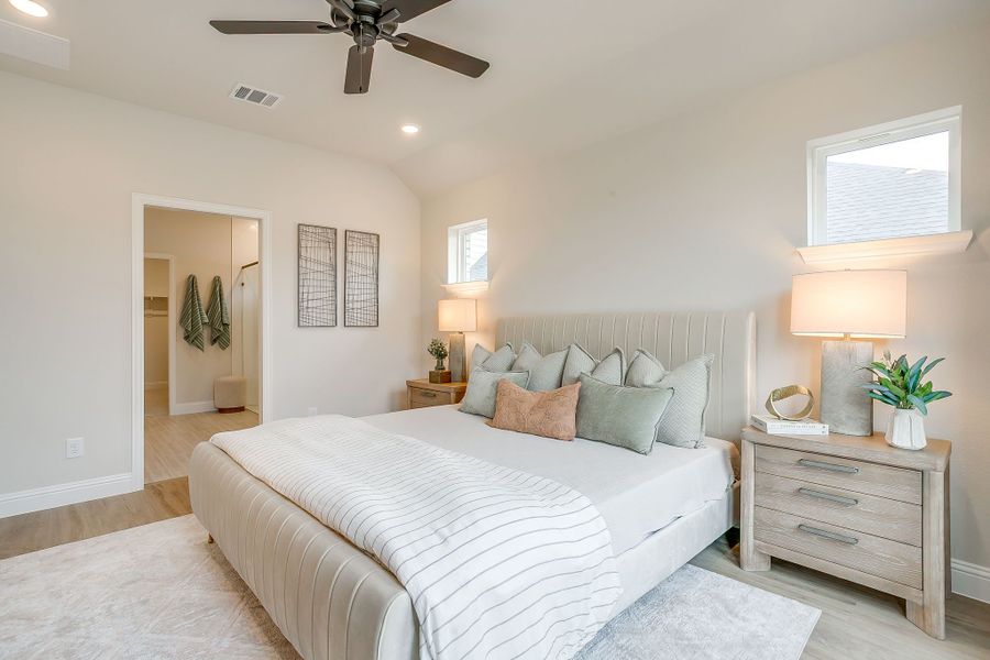 Furnished interior in a model home at Creekside in Royse City (Image 74).