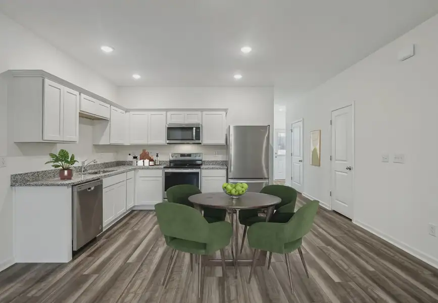 Furnished interior in a model home at Glenn Crossing in Durham (Image 7).