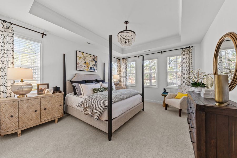 Furnished interior in a model home at Legacy Lakes in Aberdeen (Image 9).