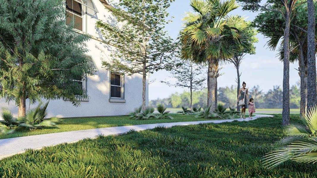 Front exterior of a home in the Lakeside Landing community, located in Royal Palm Beach, FL (Image 7).