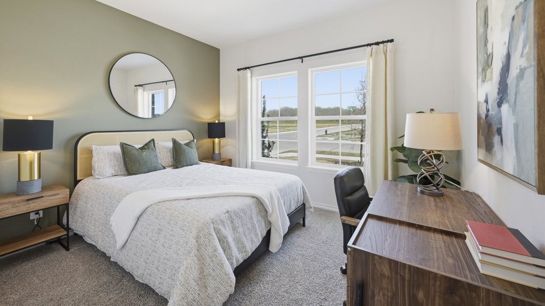 Furnished interior in a model home at Sanger Circle in Sanger (Image 67).