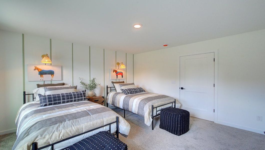 Furnished interior in a model home at Pleasant Grove in Weaverville (Image 26).