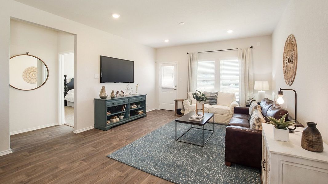 Furnished interior in a model home at Applewood in San Antonio (Image 42). Furnished interior in a model home at Applewood in San Antonio (Image 42).