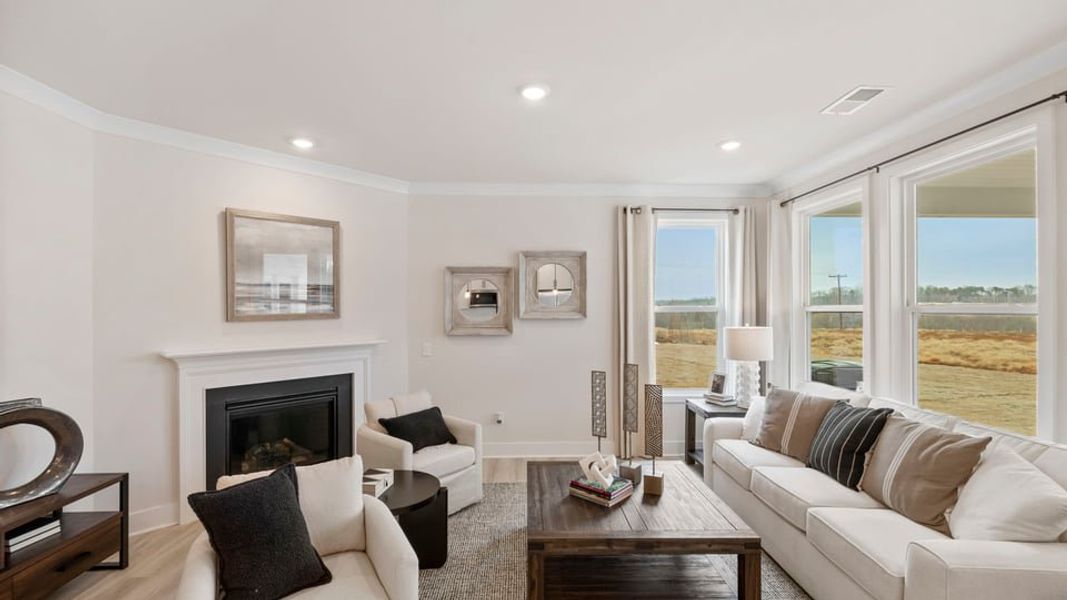 Furnished interior in a model home at Cottonwood Ridge in Piedmont (Image 23).