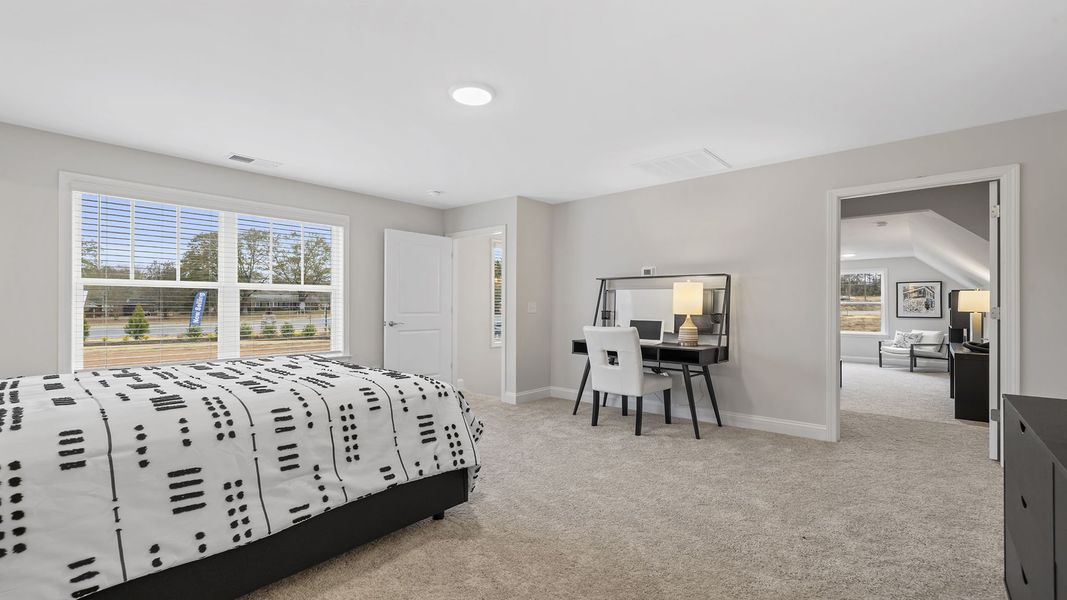 Furnished interior in a model home at Briargate in Fountain Inn (Image 21).