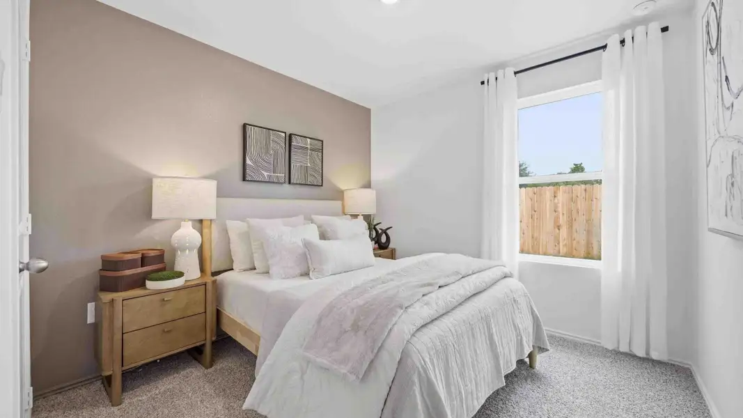Furnished interior in a model home at Pineapple Square in Houston (Image 14).