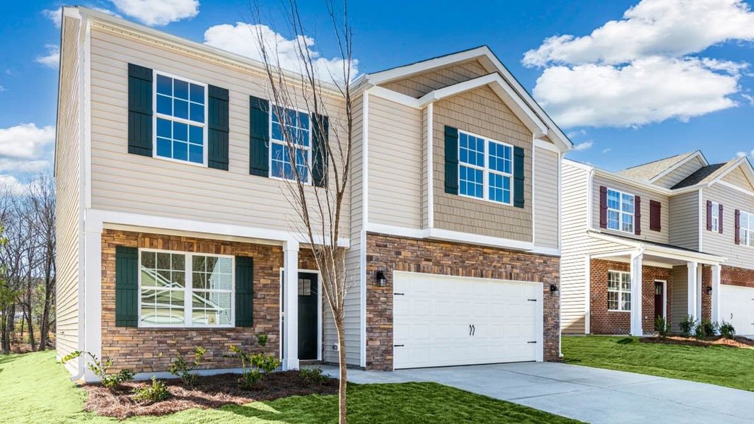 Front exterior of a home in the Saddlebrook community, located in Rocky Mount, NC (Image 13). Front exterior of a home in the Saddlebrook community, located in Rocky Mount, NC (Image 13).