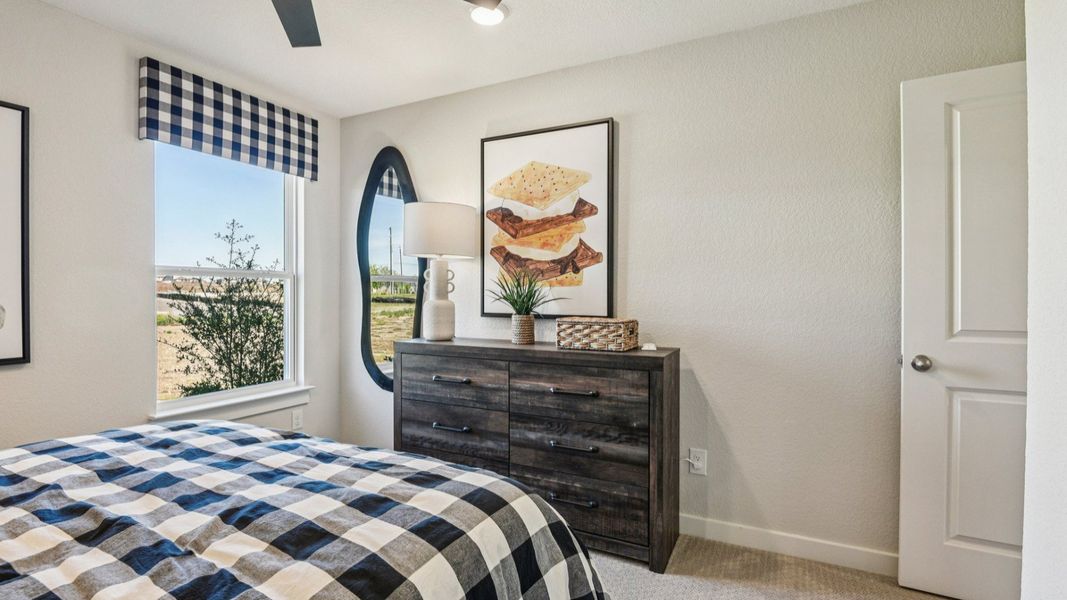 Furnished interior in a model home at Prairie Green in Converse (Image 44). Furnished interior in a model home at Prairie Green in Converse (Image 44).