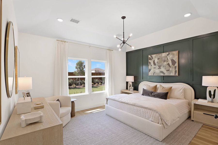 Furnished interior in a model home at Parkside in Denton (Image 16). Furnished interior in a model home at Parkside in Denton (Image 16).