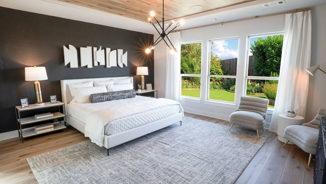 Furnished interior in a model home at Sutton Fields in Celina (Image 8).