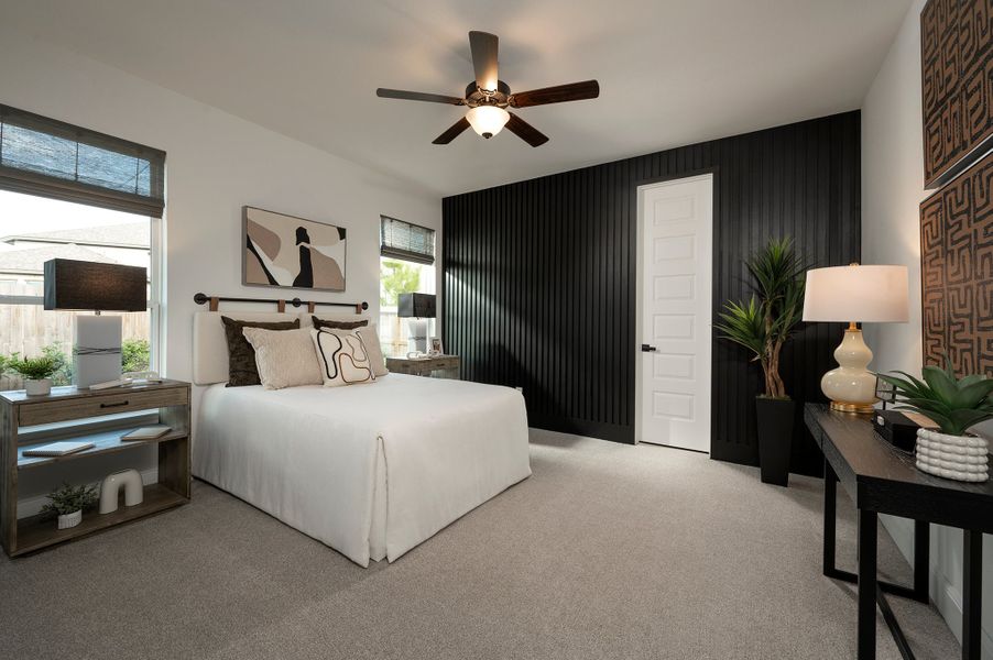 Furnished interior in a model home at Harvest Green in Richmond (Image 25). Furnished interior in a model home at Harvest Green in Richmond (Image 25).