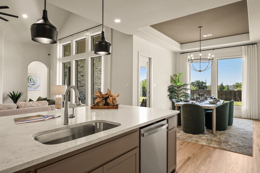 Furnished interior in a model home at NorthGlen in Haslet (Image 20). Furnished interior in a model home at NorthGlen in Haslet (Image 20).