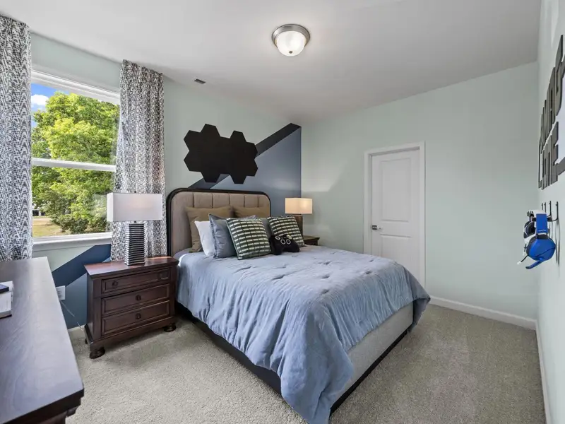 Furnished interior in a model home at Windgate in Mooresville (Image 31). Furnished interior in a model home at Windgate in Mooresville (Image 31).