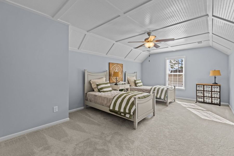 Furnished interior in a model home at The Preserve at Langston in Winterville (Image 9).